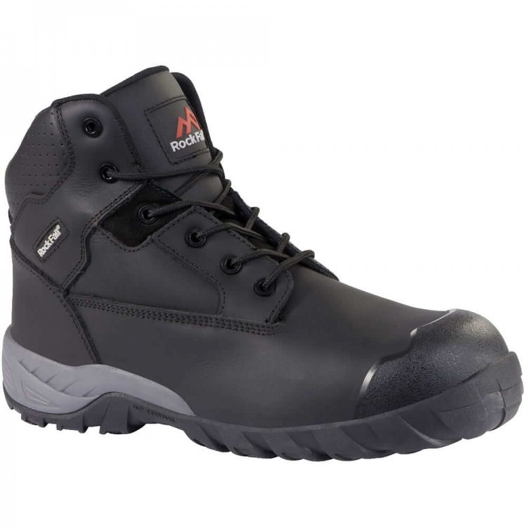 Rock Fall RF440A Flint Non Metallic S3 HRO SRC Safety Boot Black